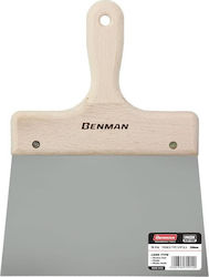 Benman Spatula Inox 140mm cu Mâner de Lemn 70911