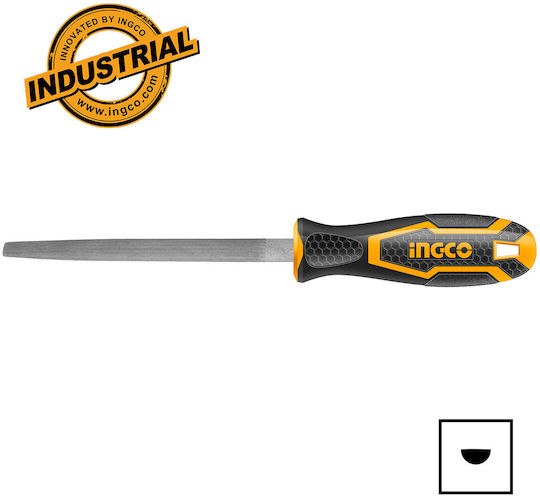Ingco HSHF088 File Metal 200mm Semicircular with Handle