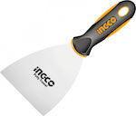 Ingco Spatula Inox 125mm with Plastic Handle HPUT08125