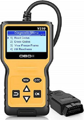 VXDAS OBD Code Reader Διαγνωστικό Αυτοκινήτου Ψηφιακό OBD 2 με Καλώδιο