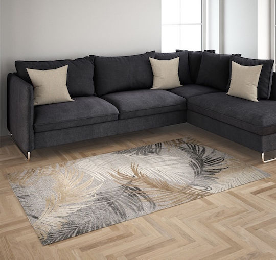 Tzikas Carpets Σετ Χαλιά Κρεβατοκάμαρας Ψάθινα Boheme Γκρι 127-0-335-18531-070 3τμχ