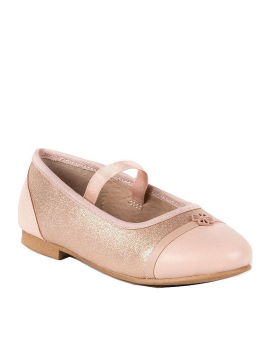 Mayoral Kids Ballerinas with Elastic Strap Pink 18-48823-023