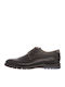 Damiani 634 Men's Leather Casual Shoes Black