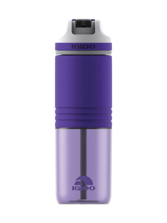Igloo Swift Straw Πλαστικό Παγούρι 710ml Μωβ