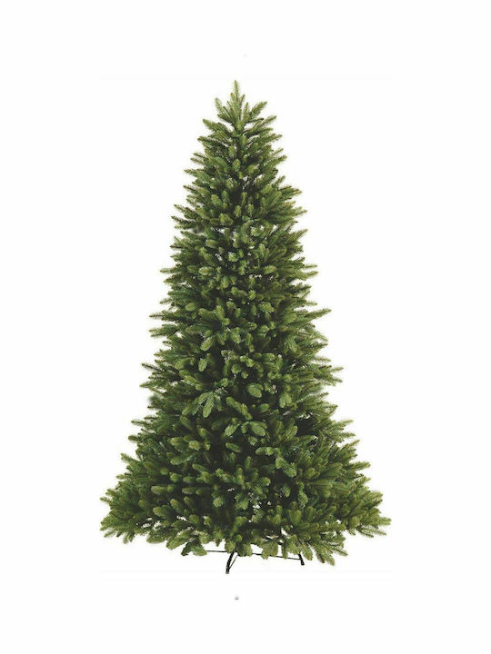 Fuji Christmas Green Tree with Metallic Base and Built in Branches H180cm