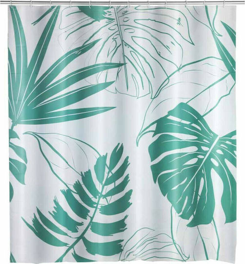 Wenko Brasil Shower Curtain 180x200cm Green