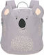 Laessig About Friends School Backpack Kindergarten Grey 20 x 9.5 x 24cm