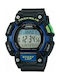 Casio Digital Watch Solar with Black Rubber Strap