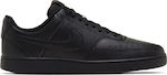 Nike Court Vision Low Unisex Sneakers Μαύρα