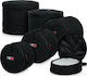 Gator 5 Piece Set Standard Drum Bags Case Drums Padded Black