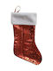 Christmas Decorative Red Socks H44cm