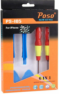 PS-I05 Disassemble Tool for Phone Repair 6pcs