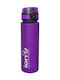 Ion8 Slim Plastic Water Bottle 600ml Purple