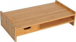 HomCom Bamboo Stand Επιτραπέζια Βάση Οθόνης