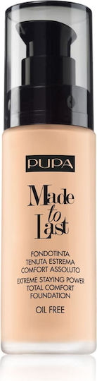Pupa Made To Last Liquid Foundation 30ml