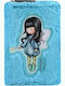 Santoro Bubble Fairy Furry Kids Wallet with Coins with Zipper Light Blue