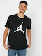 Jordan Jumpman Bărbați T-shirt Sportiv cu Mânecă Scurtă Negru