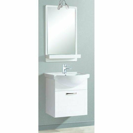 Gloria Scondo-Up Countertop without Sink L44xW35.5xH49cm White