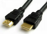 Anga HDMI 2.0 Кабел HDMI мъжки - HDMI мъжки 0.5м Черно