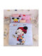Mc Decor Σεντόνι Μονό Βαμβακοσατέν Mouse Λιλά 160x220cm