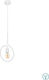 Eglo Cottingham Μοντέρνο Κρεμαστό Φωτιστικό Μονόφωτο με Ντουί E27 σε Λευκό Χρώμα