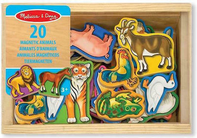 Melissa & Doug Magnetic Construction Toy Magnetic Animals Kid 2++ years