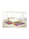Sprintzio Set Zottelig Schlafzimmer-Teppichsets Synthetisch,Polyester/Cotton/Leather Pink 1136 3Stück