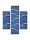 Sprintzio Modern Schlafzimmer-Teppichsets Blau 5609 3Stücke