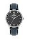 Ben Sherman Portobello Social Watch Battery with Blue Leather Strap