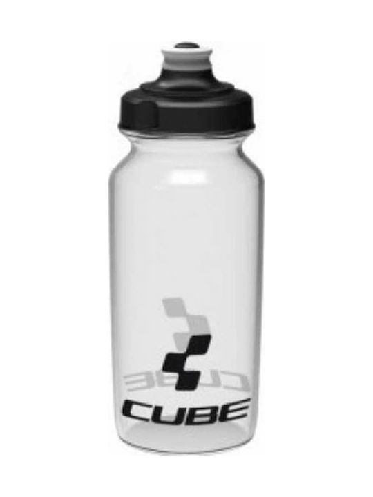 Cube Bottle Cycling Plastic Water Bottle 500ml White