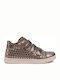 DJ Rock Kids Sneakers High Anatomic with Scratch Gold