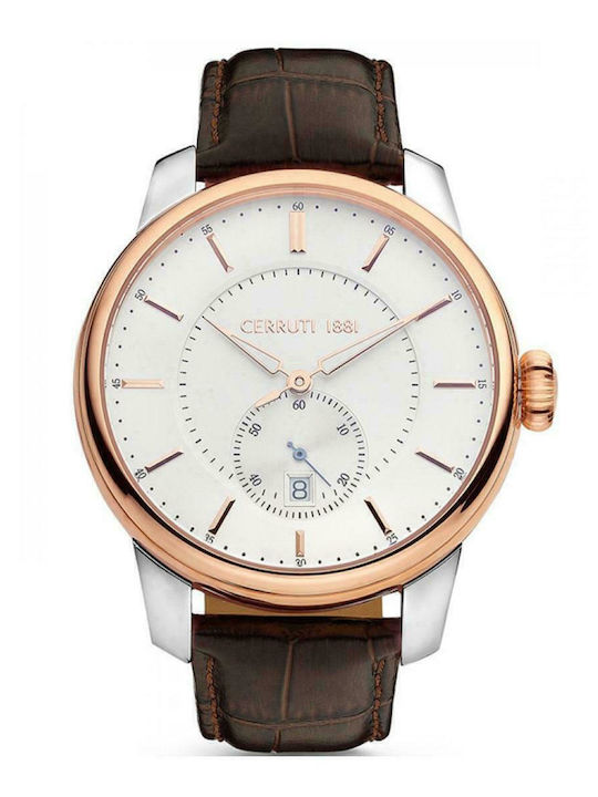 Cerruti Maniago Ανδρικό Ρολόι 44mm Χρονογράφος ...