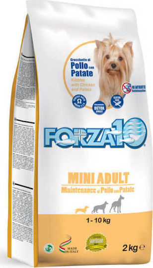 Forza10 Mini Maintenance Adult 2kg Dry Food for Adult Small Breed Dogs with Chicken and Potatoes