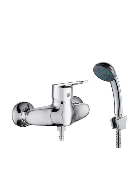 Viospiral Zennia Mixing Shower Shower Faucet Complete Set Silver