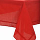 Silk Fashion Tablecloth With Pleat Red 140x180cm