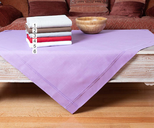 Silk Fashion Покривка за маса С плисе Червено 140x180бр