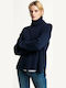 Gant Women's Long Sleeve Sweater Turtleneck Navy Blue 4803089-410