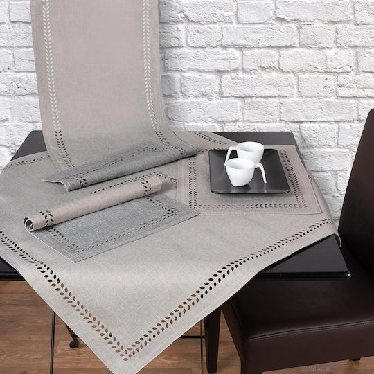Silk Fashion Runner Rezistent la pete Bg18 Gri 40x170cm