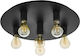 Eglo Passano Modern Metal Ceiling Light with Socket E27 55pcs Black