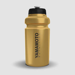 Yamamoto Nutrition Water Bottle Sport Water Bottle Plastic 500ml Gold