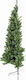 Christmas Tree Half Half Wall 210cm with 761 Branches