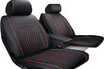 Leatherette Seat Covers Set 5pcs Black