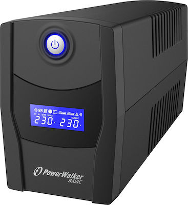 Powerwalker Basic VI 600 STL UPS Line-Interactive 600VA 360W with 2 Schuko Power Plugs