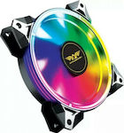 Armaggeddon Neuron IV RGB 120mm 4-Pin PWM Case Fan Gray