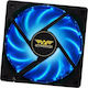 Armaggeddon Azure Blade Case Fans 120mm (900rpm / 27.18cfm) with Blue LED Colour and 4-Pin PWM Connection