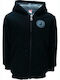 Joyce Boys Hooded Sweatshirt with Zipper Black