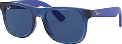 Ray Ban Ochelari De Soare Pentru Copii Albastru Pentru 9-12 Ani