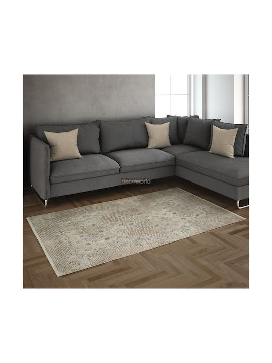 Koulis Carpets 0342A Modern Bedroom Rug Set Beige 3 Pieces