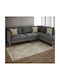 Koulis Carpets 0342A Modern Bedroom Rug Set Beige 3 Pieces