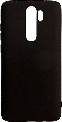 Umschlag Rückseite Silikon Schwarz (Redmi Note 8 Pro)